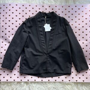 Brunello Cucinelli Charcoal Virgin Wool Blazer